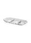 Hermia CAM0501 Plato para Servir Pasteles de Vidrio Transparente Elegante y Duradero Apto para Lavavajillas 31x13x4 cm